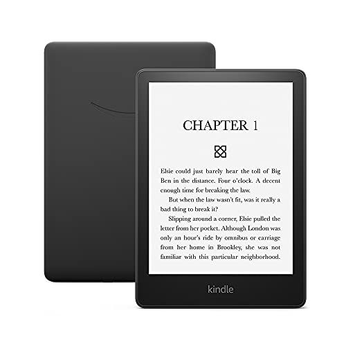 Amazon Kindle Paperwhite (8 GB) – Now with a larger display, adjustable warm light, increased battery life, and faster page turns – Black