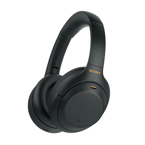 Sony WH-1000XM4 Wireless Premium Noise Canceling Overhead Headphones with Mic for Phone-Call and Alexa Voice Control, Black WH1000XM4
